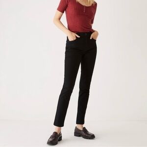 Frank & Oak Black Kim Slim High Waisted Jeans Size 28